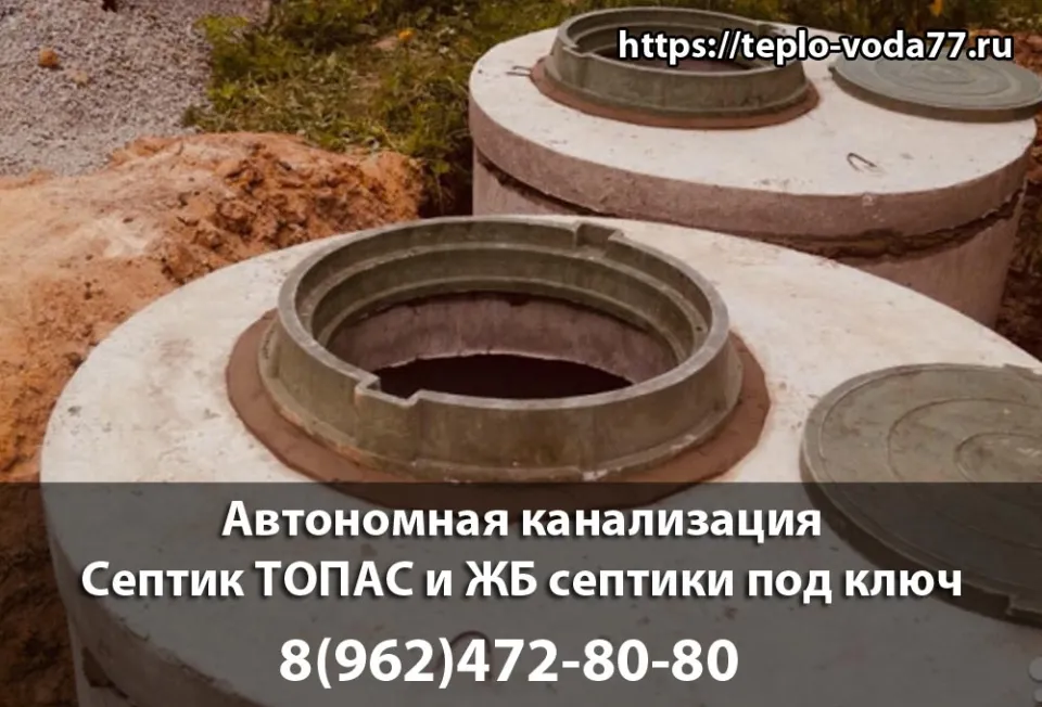 Автономная канализация для дома в Волоколамске и Волоколамском районе