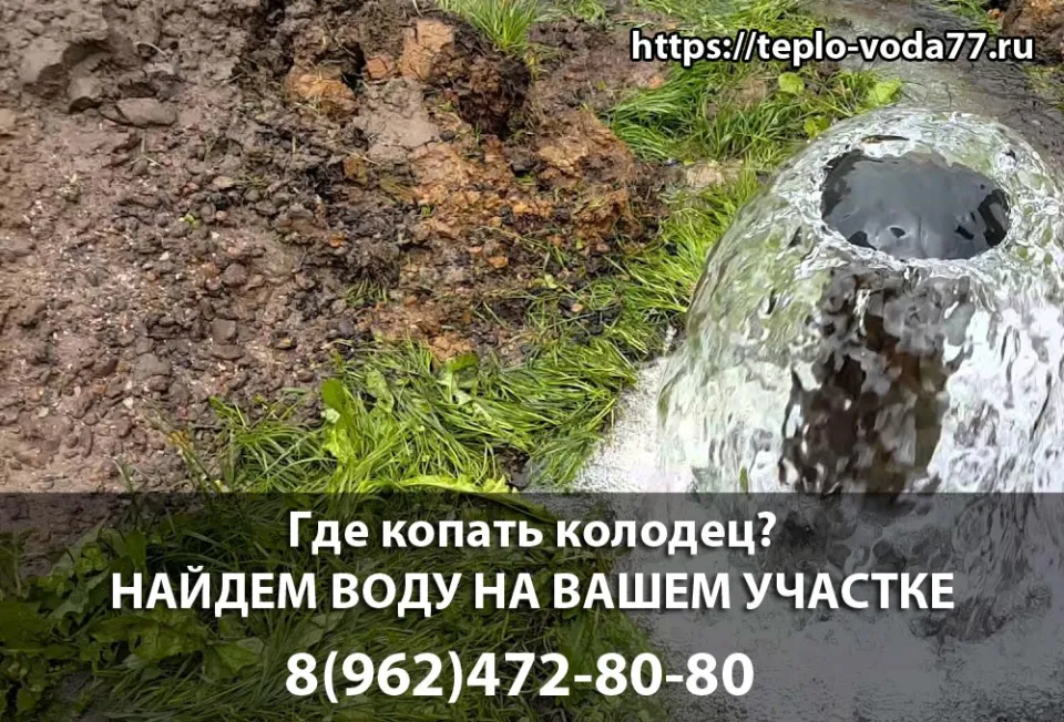 Поиск воды на участке в Волоколамске перед копкой колодца